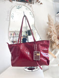 BOLSA VINIPIEL ROJA